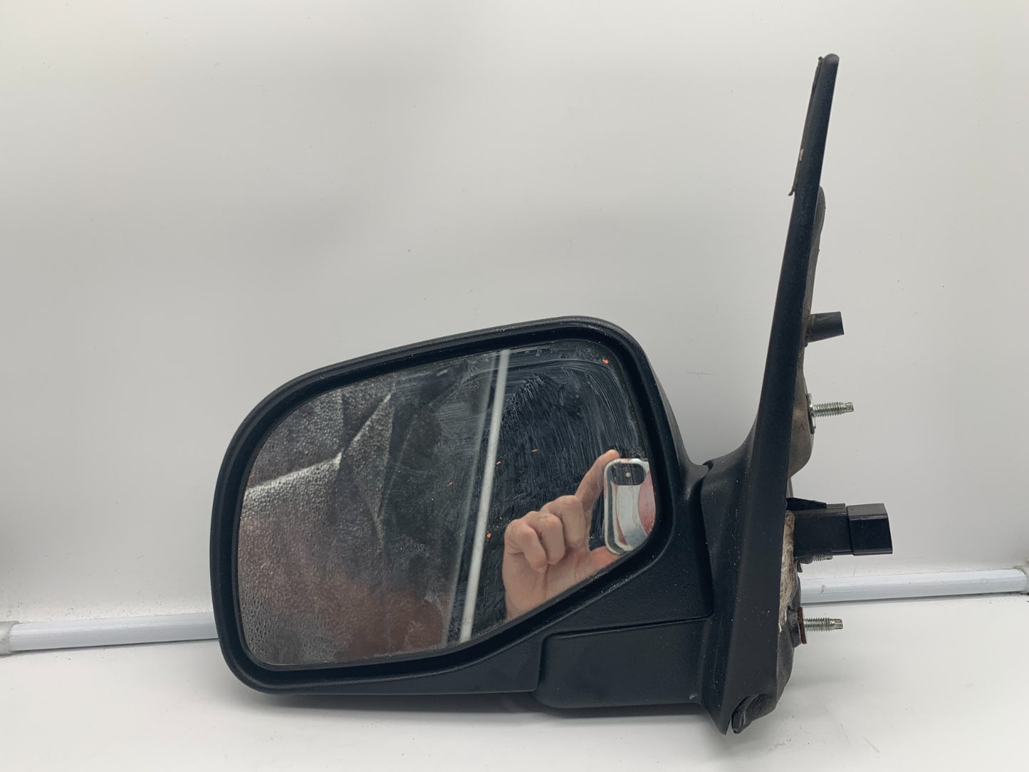 2002-2005 Ford Explorer Driver Side View Power Door Mirror Black OEM C02B48058