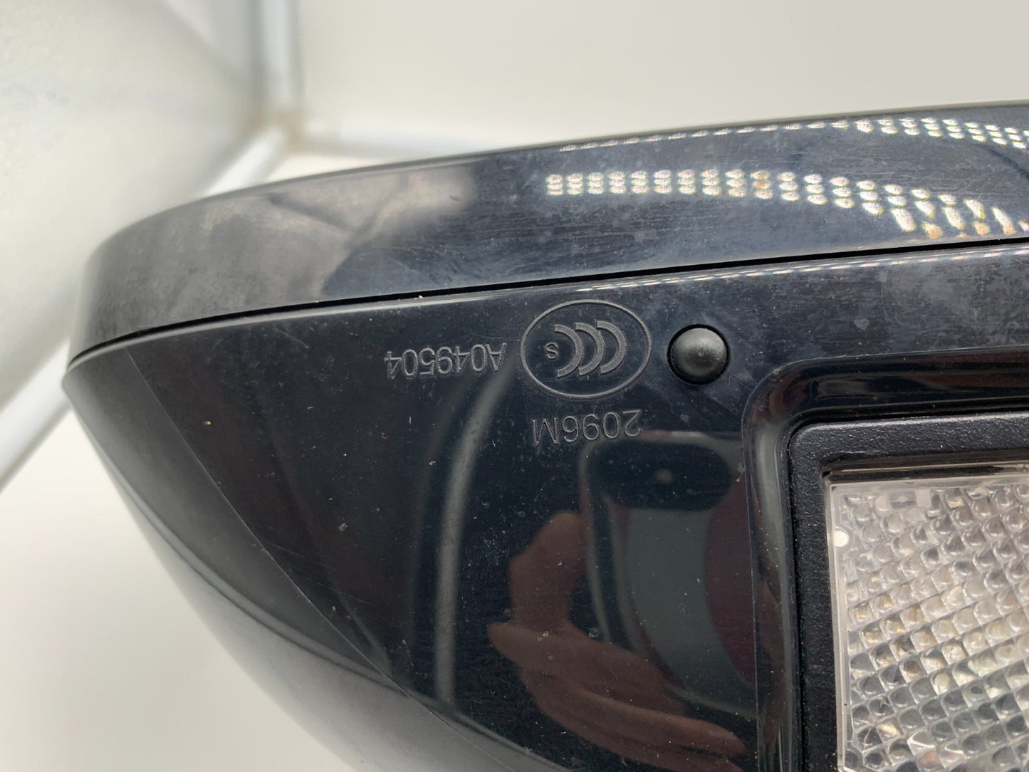 2017-2019 Jaguar XE Driver Side View Power Door Mirror Black BSA OEM B04B24001