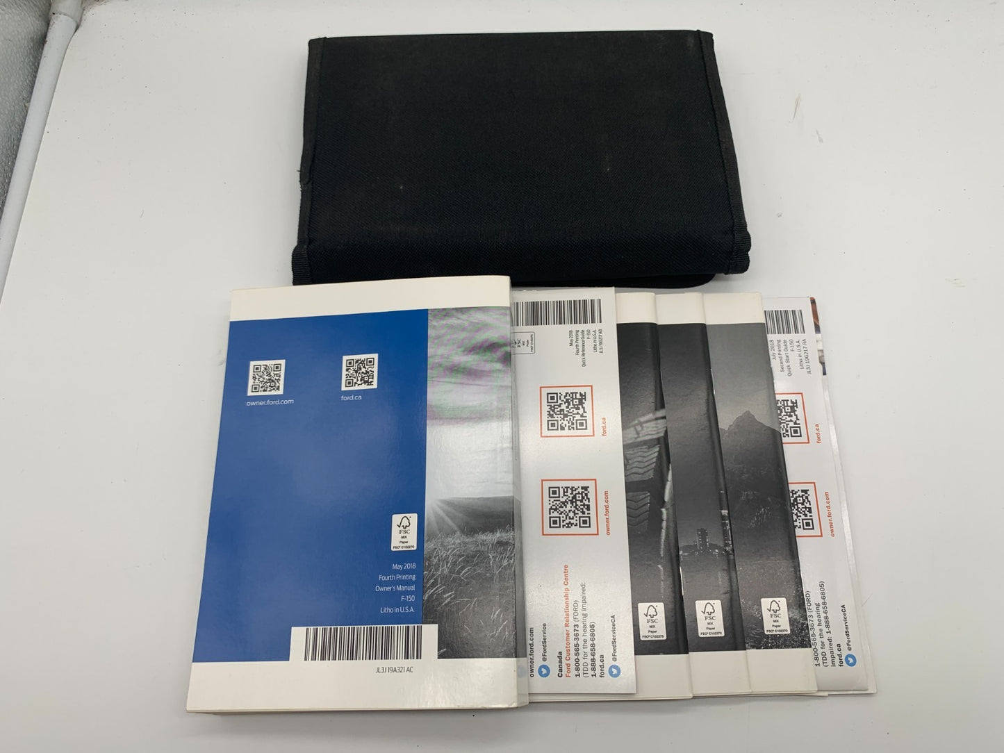 2018 Ford F-150 F150 Owners Manual Set with Case OEM B03B56006