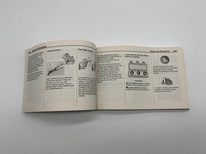 2013 Chevrolet Malibu Owners Manual OEM C03B05063