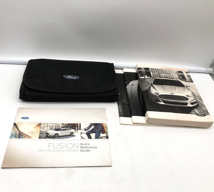 2013 Ford Fusion Owners Manual Set with Case OEM D02B03003