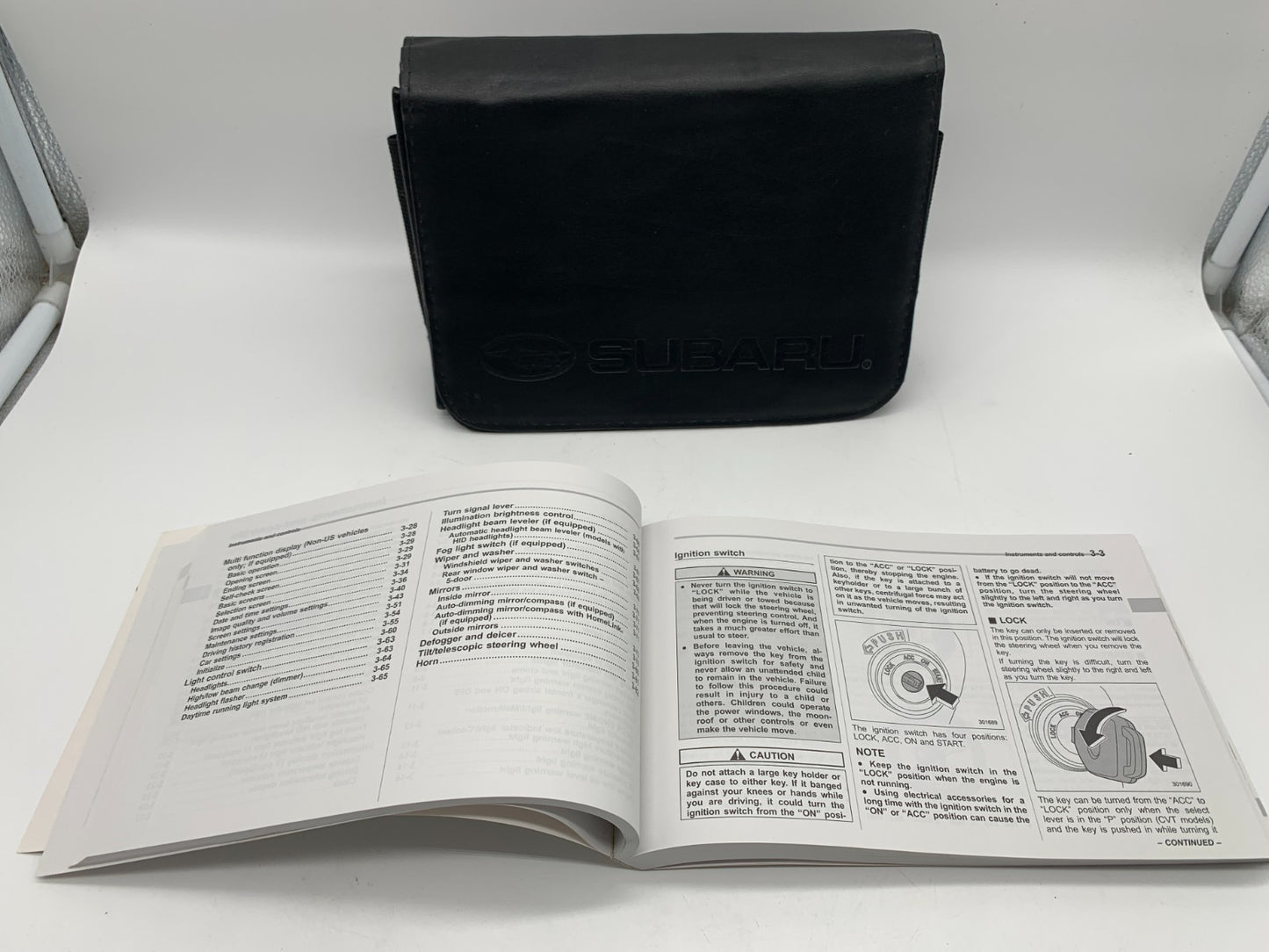 2013 Subaru Impreza Owners Manual Set with Case OEM A02B54013