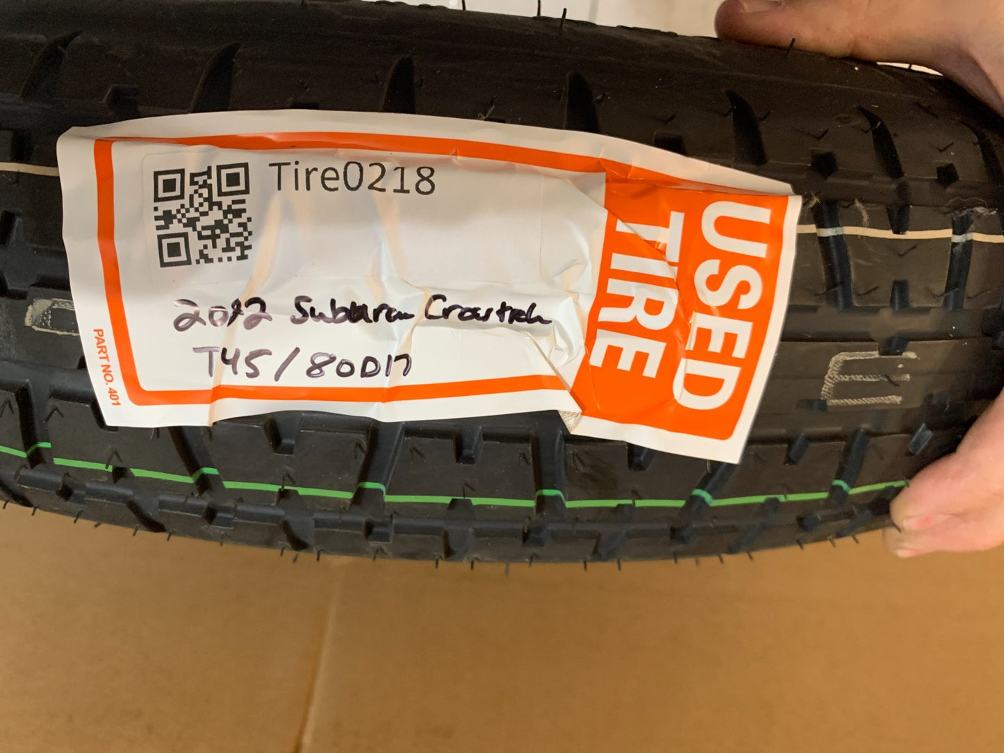 2018-2023 Subaru Crosstrek 17" Spare Tire Wheel Compact Donut T145/80D17