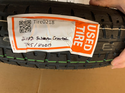 2018-2023 Subaru Crosstrek 17" Spare Tire Wheel Compact Donut T145/80D17