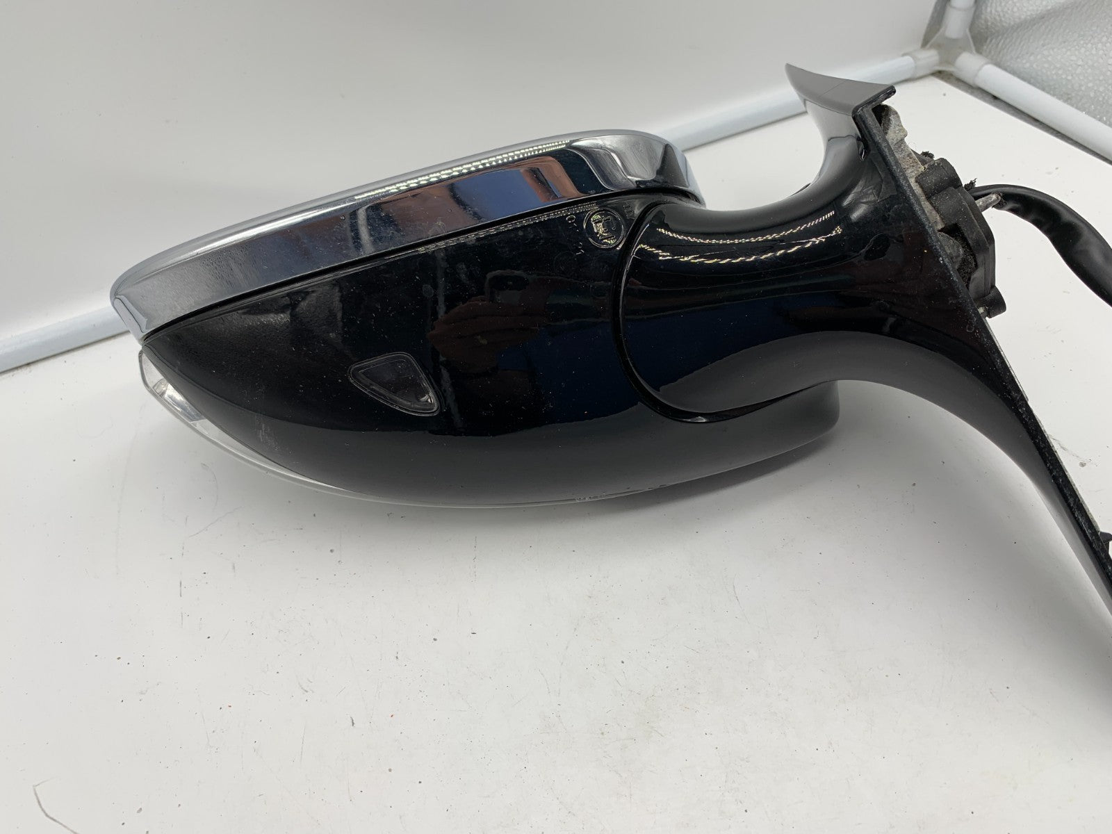 2007-2009 Mercedes-Benz S550 Driver Side View Power Door Mirror Black OEM