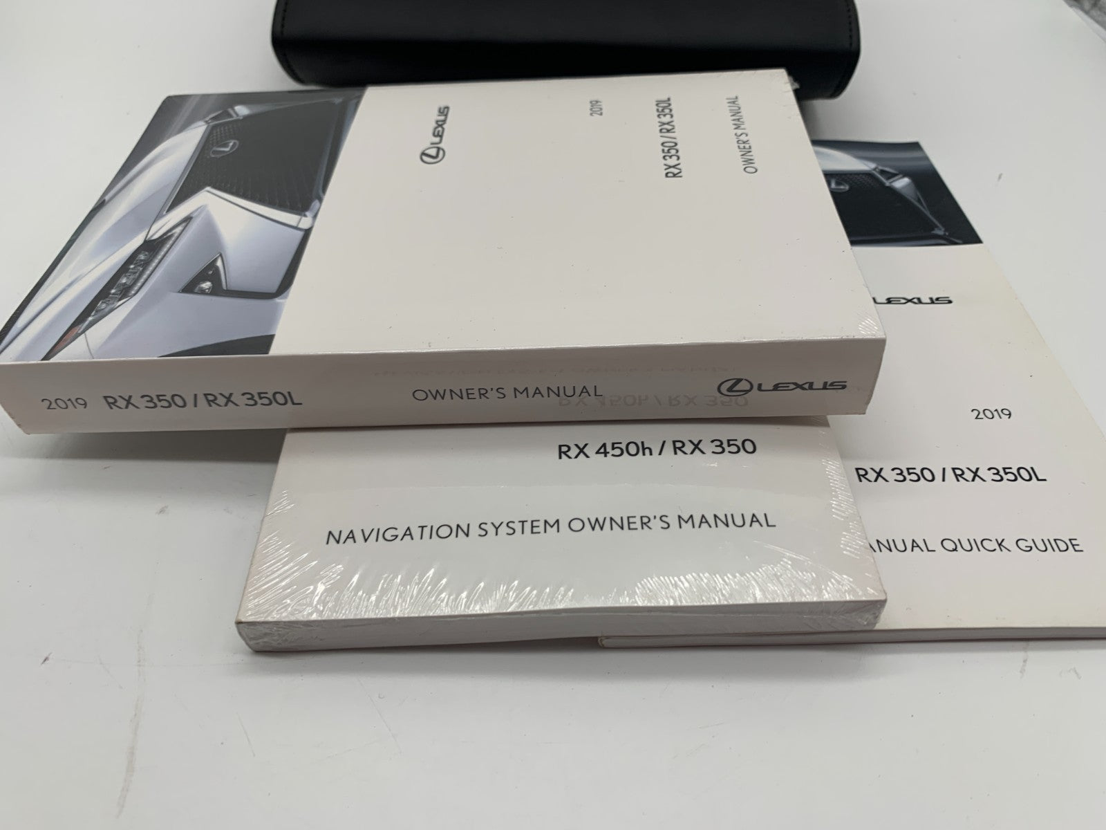 2019 Lexus RX350 RX350L Owners Manual Set with Case OEM D01B41076