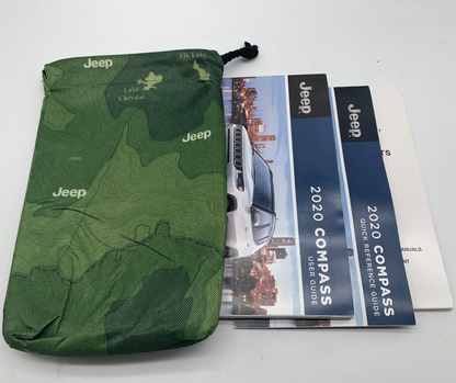 2020 Jeep Compass Owners Manual Set with Case OEM A02B21041