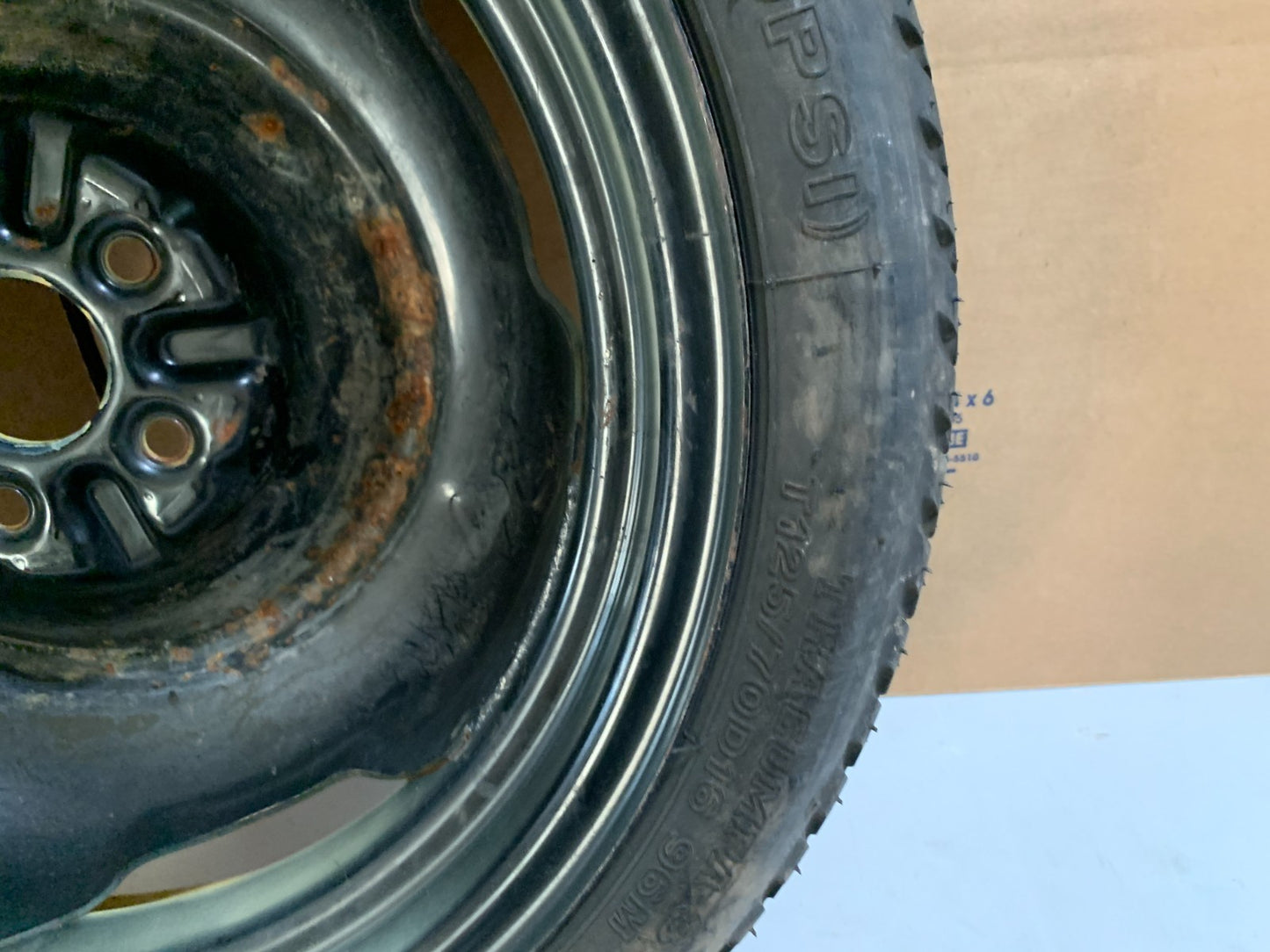 2004-2011 Toyota Prius 16" Spare Tire Compact Donut T125/70D16