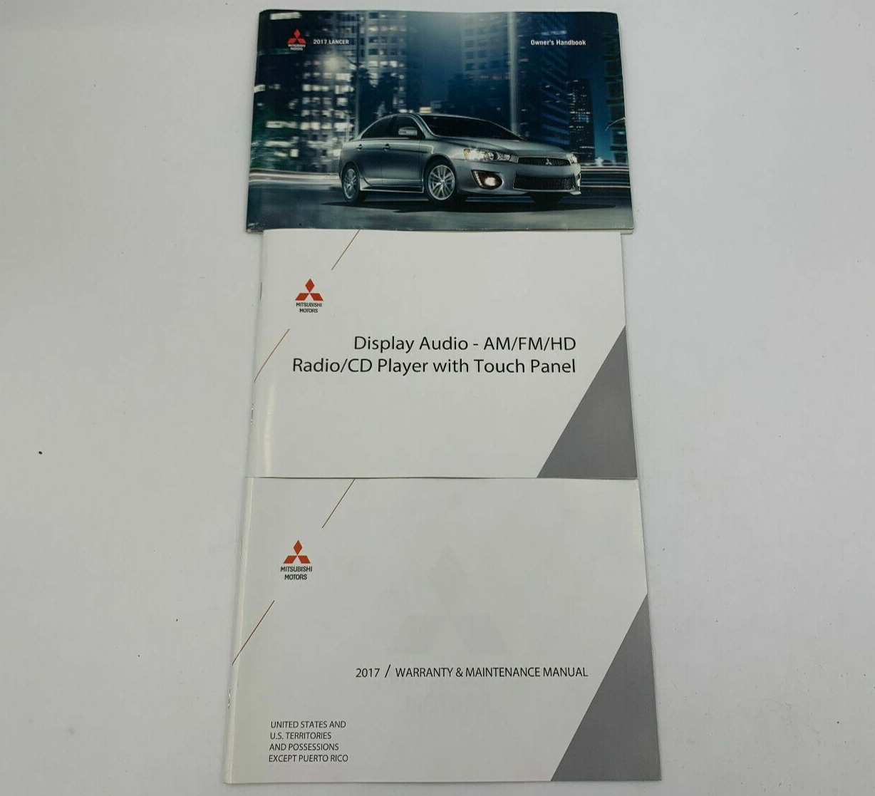 2017 Mitsubishi Lancer Owners Manual Set OEM A01B29067