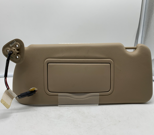 2004-2009 Cadillac SRX Driver Sun Visor Illuminated Brown OEM A04B01003