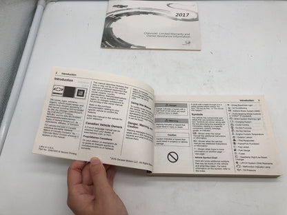 2017 Chevrolet Malibu Owners Manual Set OEM A01B26005