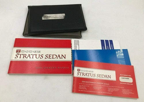 2006 Dodge Stratus Sedan Owners Manual Set with Case OEM R01B17001