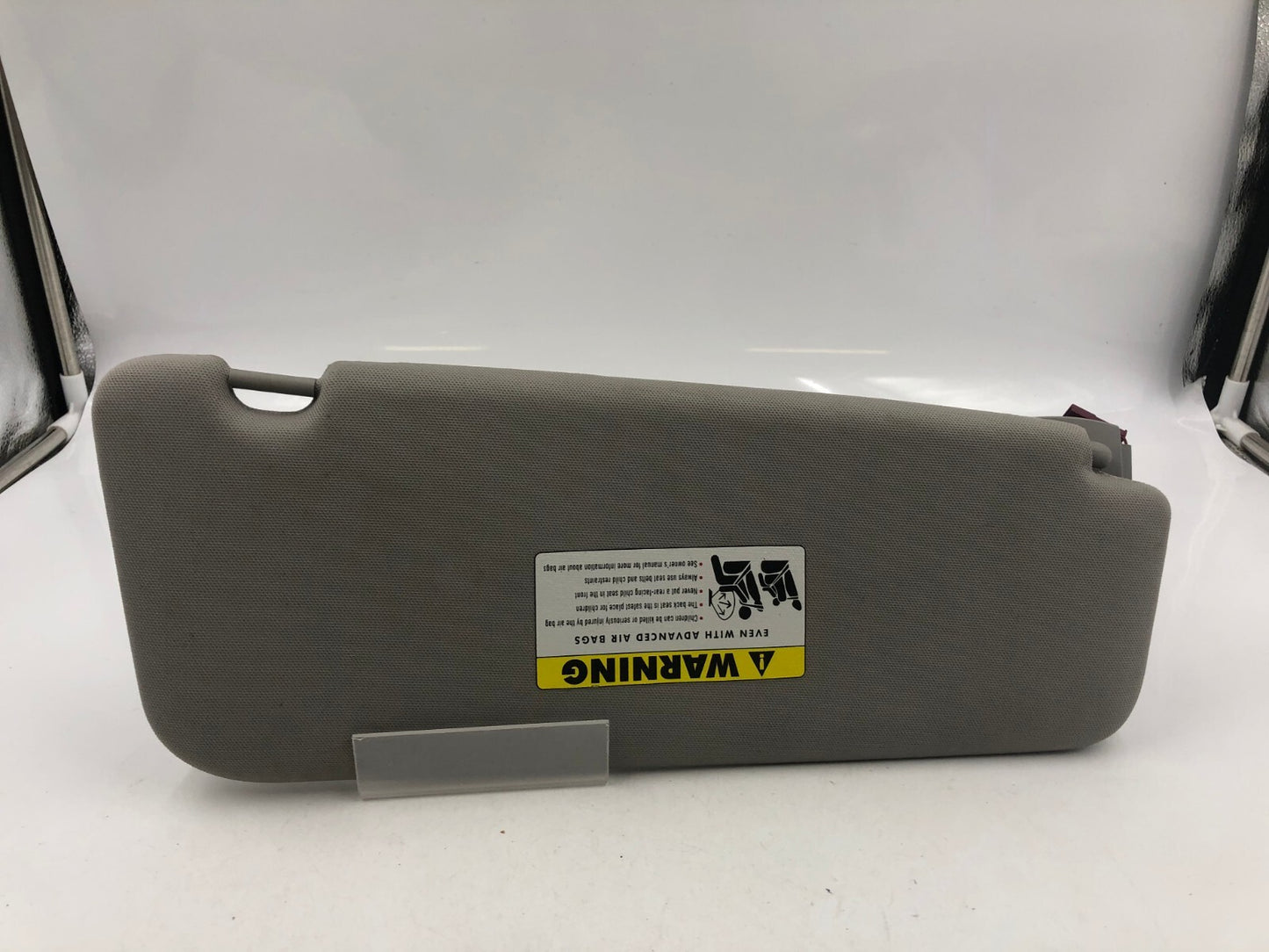 2008-2010 BMW 528i Driver Sun Visor Illuminated Gray OEM B01B16037