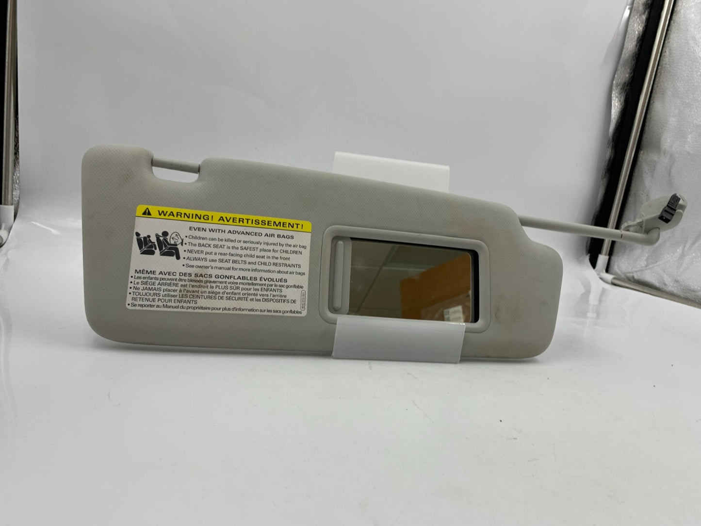 2009-2012 Audi A4 Passenger Sun Visor Gray Illuminated OEM B01B53008