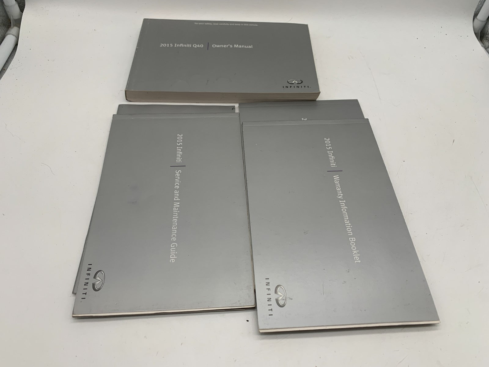 2015 Infiniti Q40 Q 40 Owners Manual Set OEM A01B01016