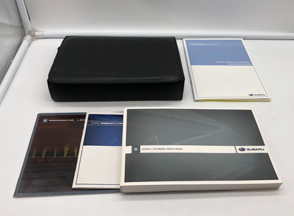 2008 Subaru Legacy Owners Manual Set with Case OEM B04B32089
