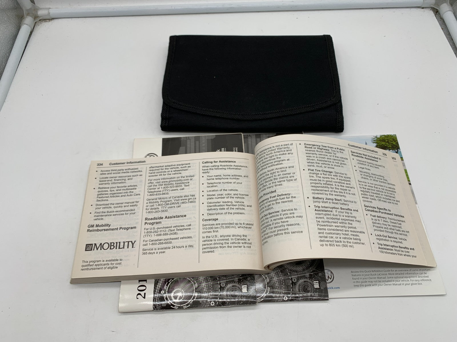 2016 Buick Lacrosse Owners Manual Set with Case OEM