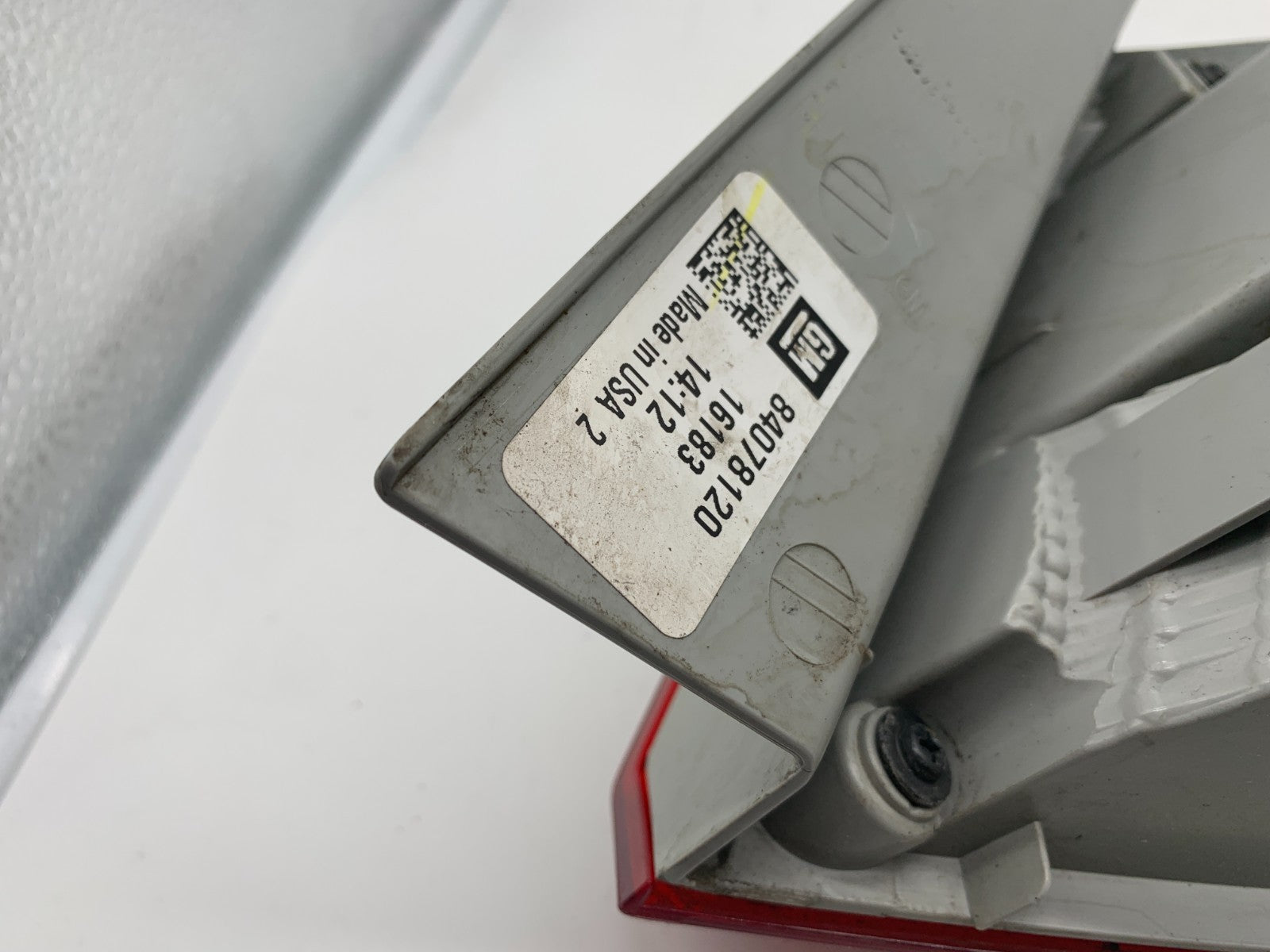 2016 Chevrolet Cruze Driver Side Tail Light Taillight OEM A04B52041