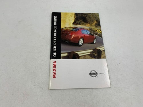 2004 Nissan Maxima Owners Manual Set with Case OEM R01B09006