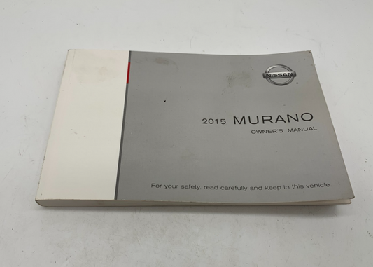 2015 Nissan Murano Owners Manual OEM