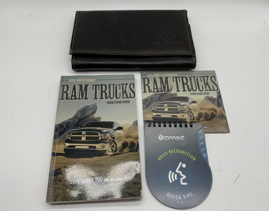 2015 Ram 1500 Owners Manual Users Guide Set with Case OEM B01B04047