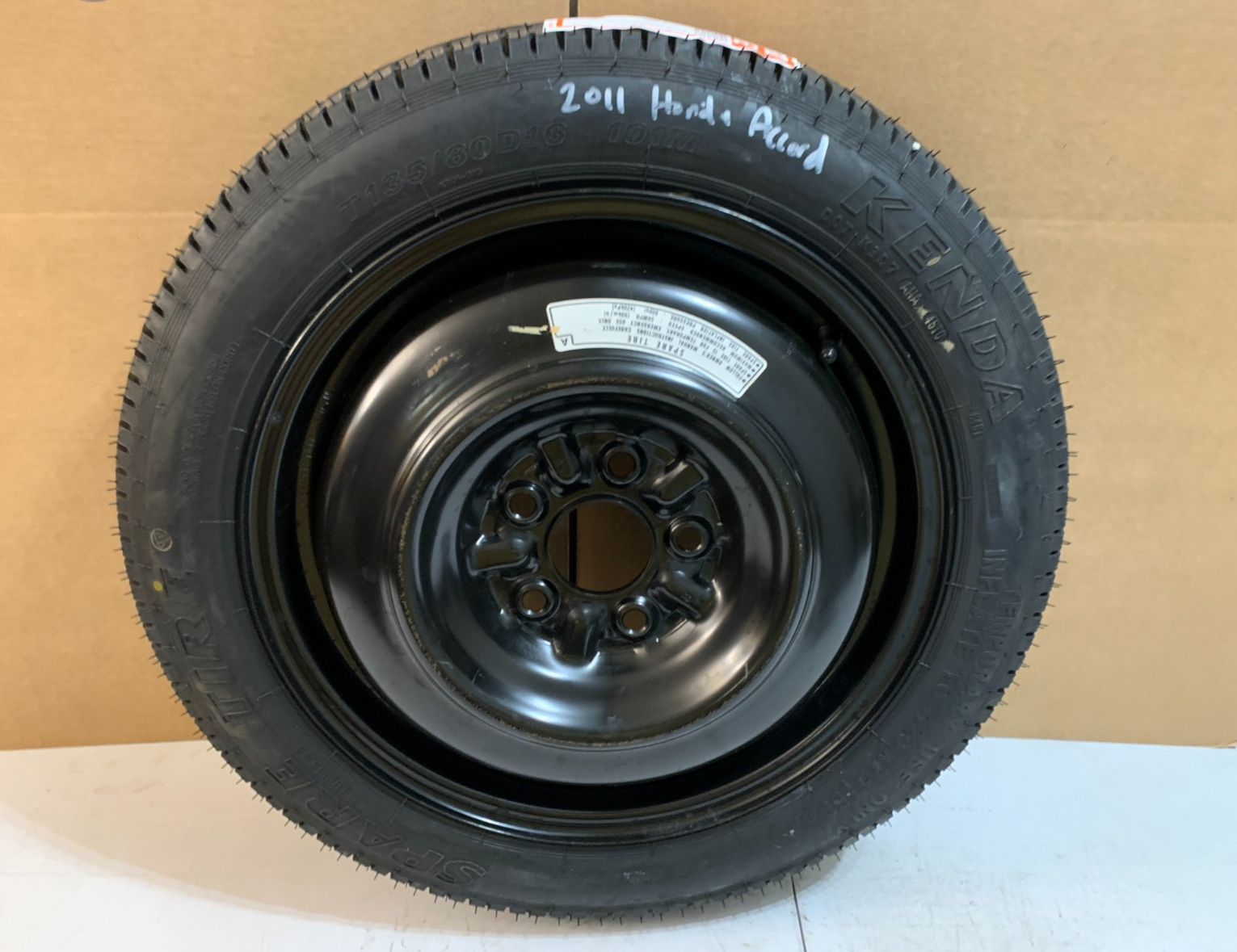 2008-2012 Honda Accord 16" Spare Tire Compact Donut T135/80D16