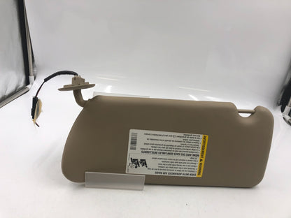 2004-2009 Cadillac SRX Passenger Sun Visor Tan Illuminated OEM A03B40038