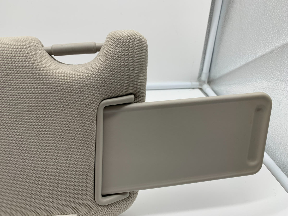 2010-2014 Subaru Legacy Passenger Sun Visor Gray Illuminated OEM C02B26003