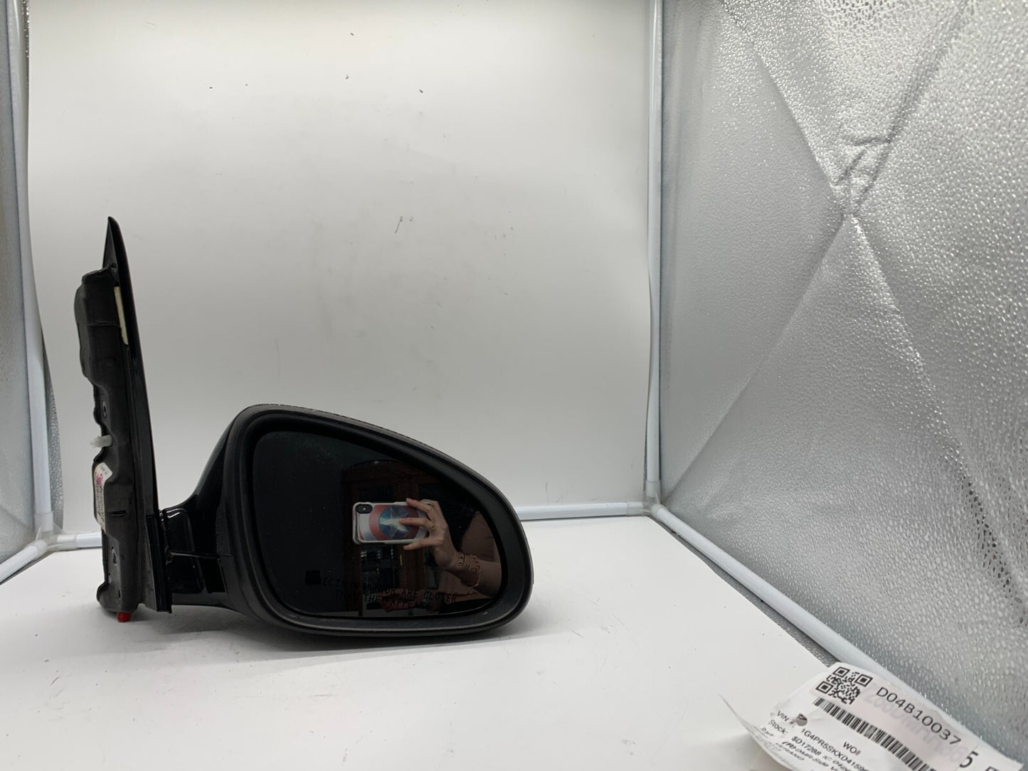 2013-2017 Nissan Verano Passenger Side Power Door Mirror Black BSA OEM D04B10037
