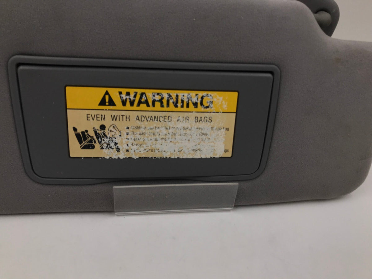 2005-2008 Accura RL Passenger Sun Visor Illuminated Gray OEM D04B54050