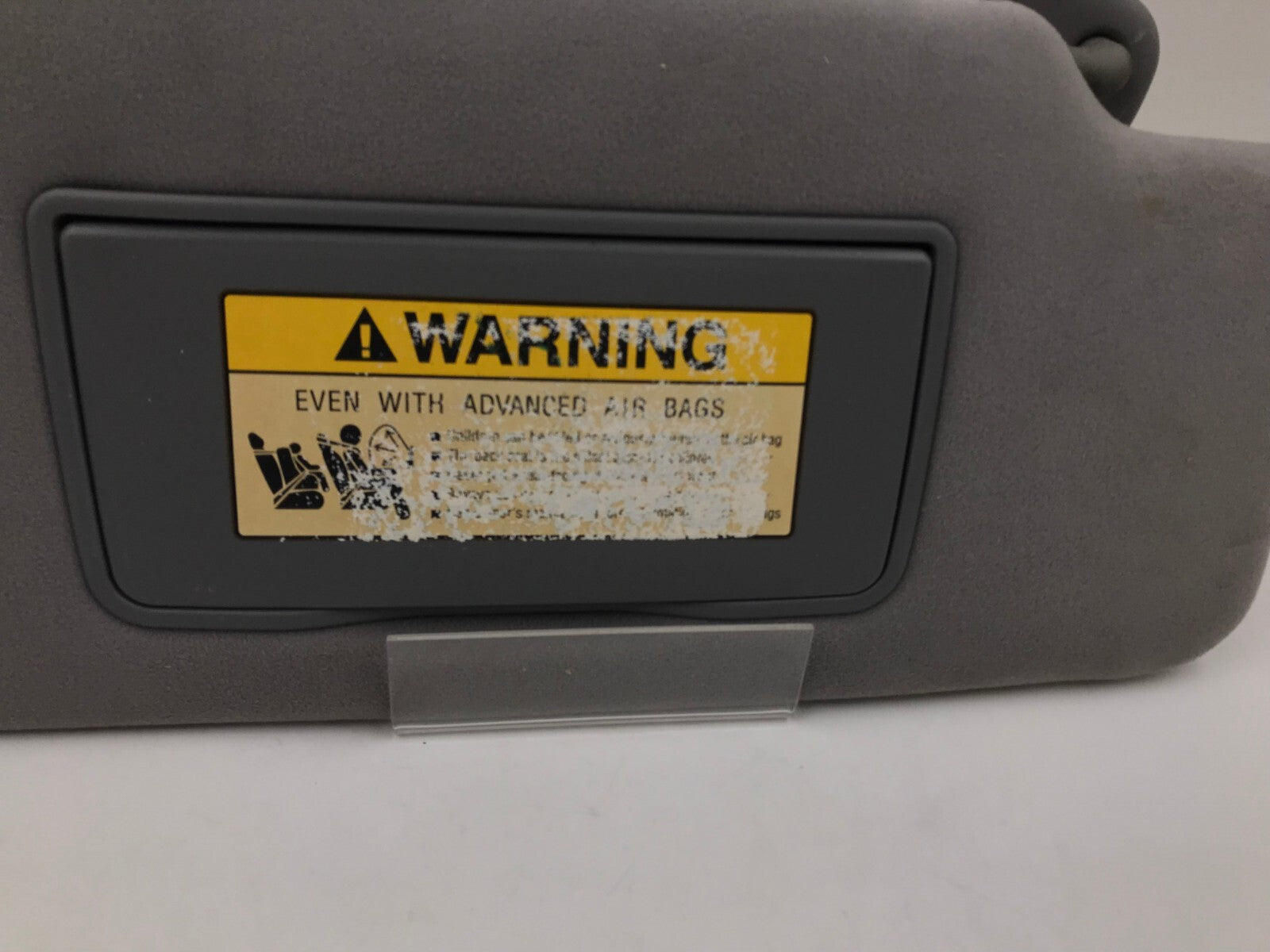 2005-2008 Accura RL Passenger Sun Visor Illuminated Gray OEM D04B54050