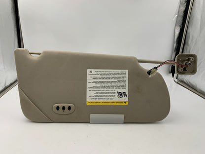 2009-2012 Ford Flex Driver Sun Visor Gray Illuminated OEM D04B67012