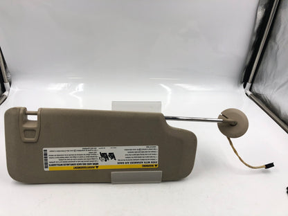 2014-2019 Cadillac CTS Driver Sun Visor Beige Illuminated OEM A04B25060