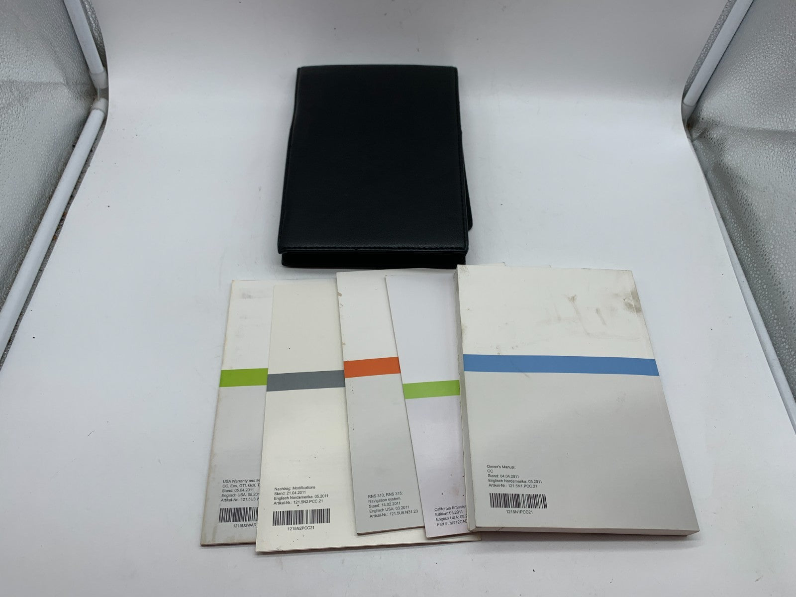 2012 Volkswagen Passat Owners Manual with Case OEM A01B50007
