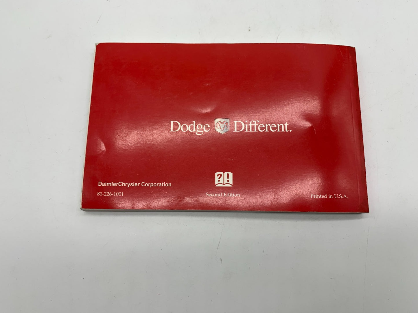 2001 Dodge Intrepid Owners Manual OEM A01B36043