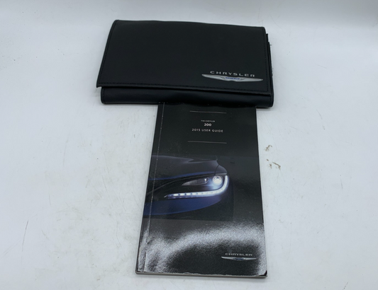 2015 Chrysler 200 Owners Manual with Case OEM C02B50024