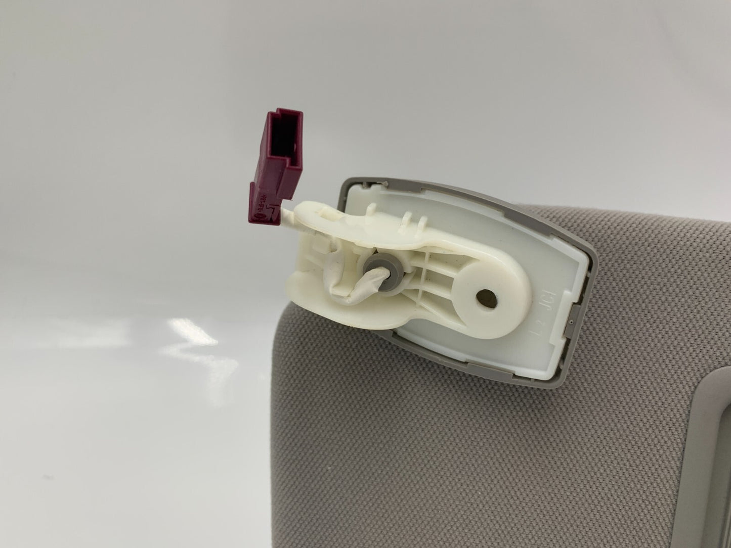 2009-2015 BMW 750i Driver Sun Visor Sunvisor Gray Illuminated OEM