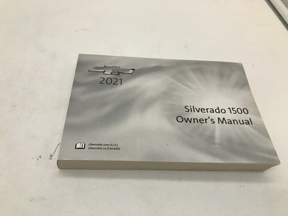 2021 Chevrolet Silverado 1500 Owners Manual Set OEM C04B36009