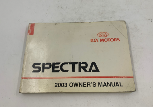 2003 Kia Spectra Owners Manual OEM C03B48012
