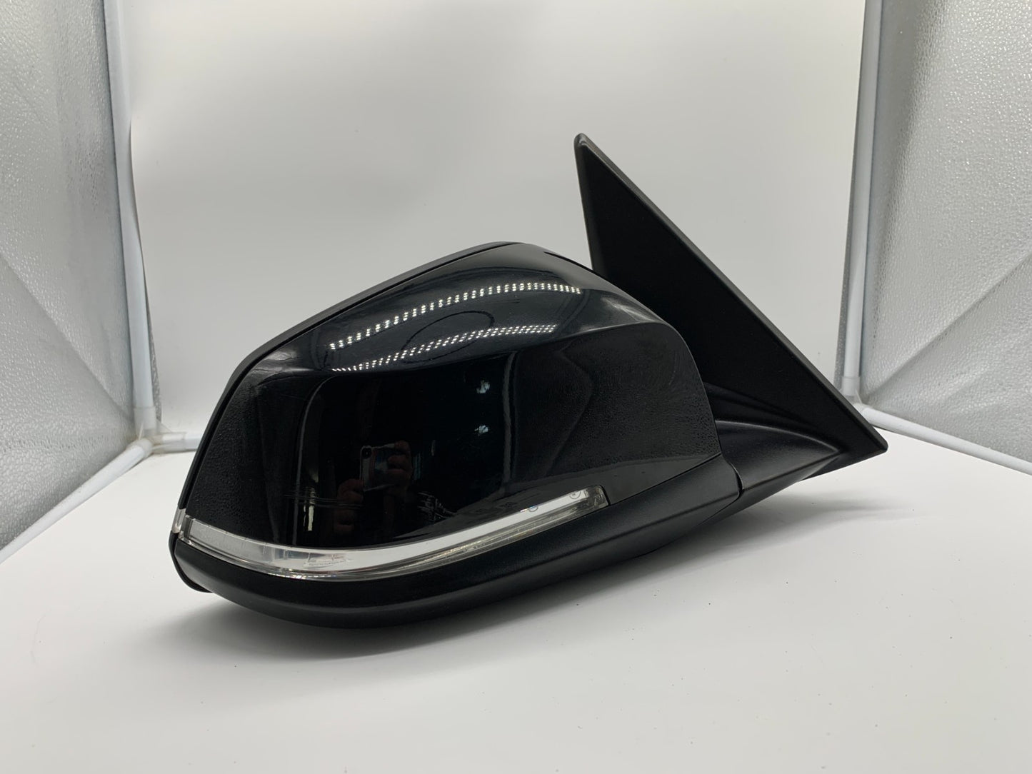 2013-2015 BMW X1 Passenger Side View Power Door Mirror Black OEM