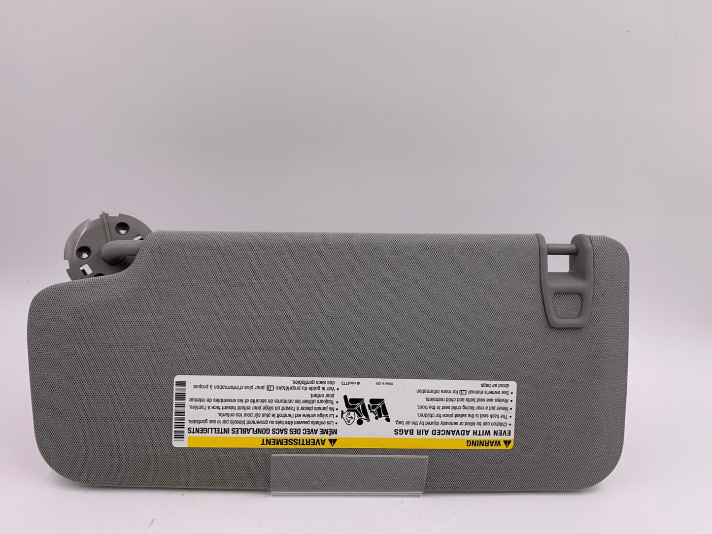 2017-2021 Chevrolet Trax Passenger Sun Visor Gray OEM E03B62001