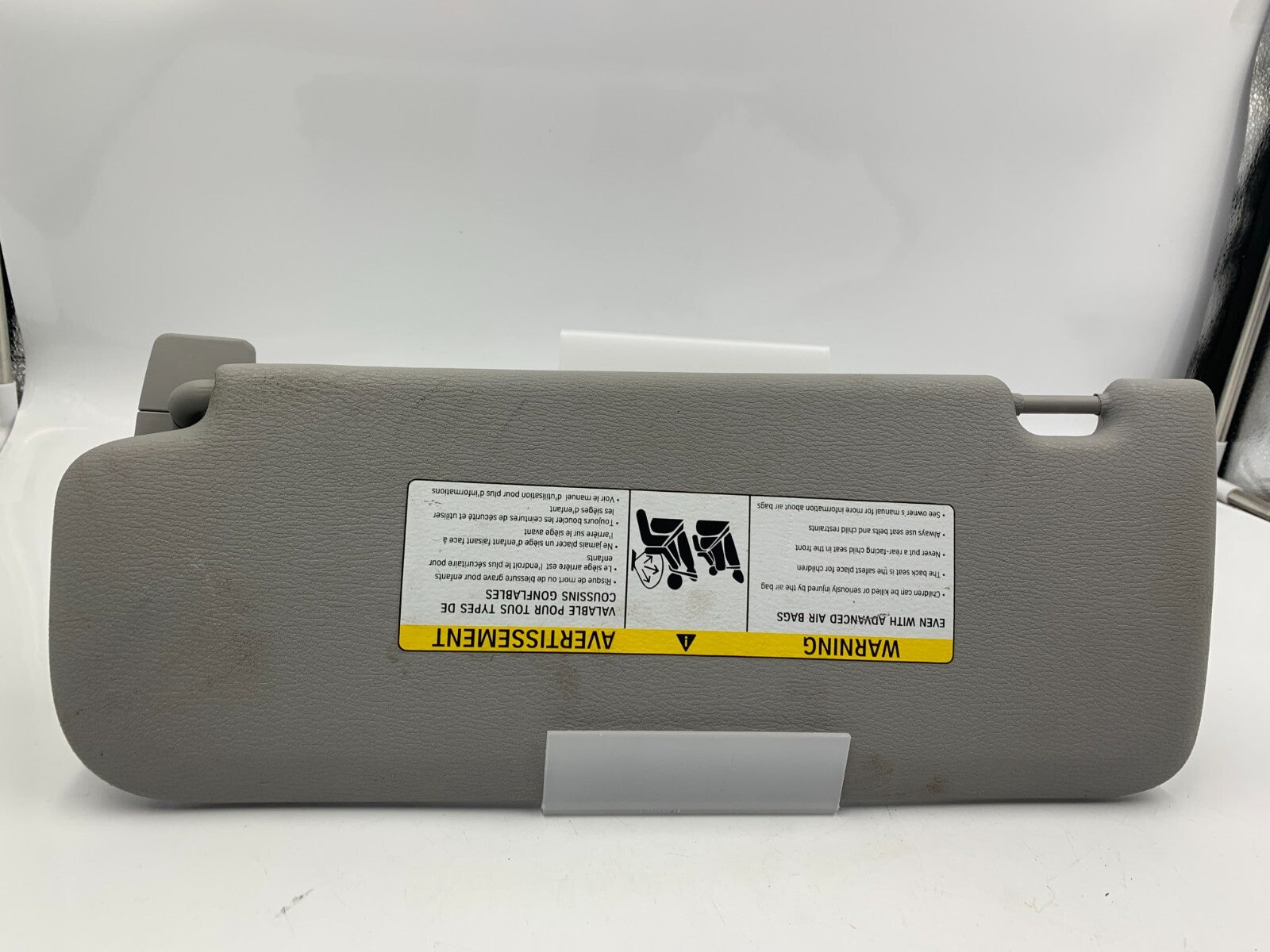 2011-2017 BMW X3 Passenger Sun Visor Tan Illuminated OEM C01B16025