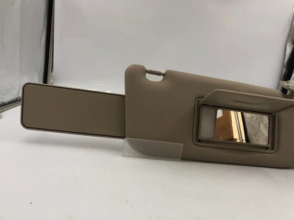 2010-2013 Suzuki Kizashi Passenger Sun Visor Sand Illuminated OEM A01B53045