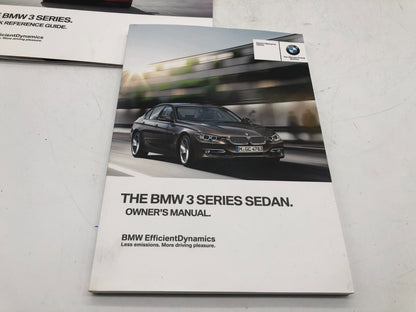 2012 BMW 3 Series Owners Manual Set with Case OEM E02B40066