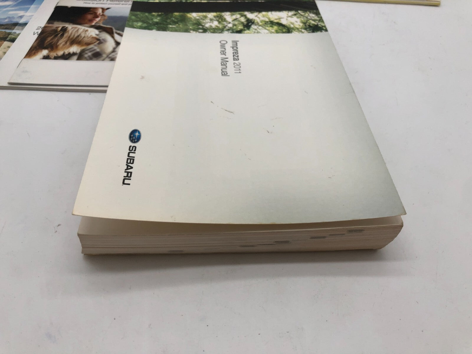 2011 Subaru Impreza Owners Manual Set with Case OEM A01B43084