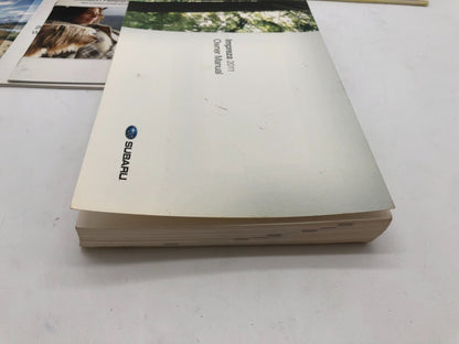 2011 Subaru Impreza Owners Manual Set with Case OEM A01B43084