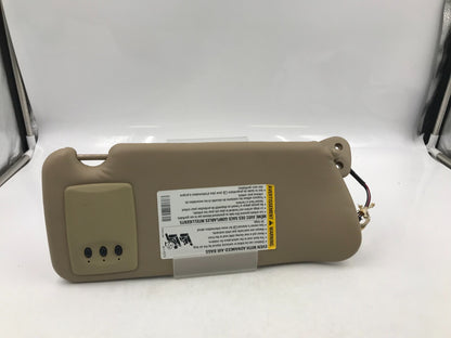 2004-2009 Cadillac SRX Driver Sun Visor Tan Illuminated OEM C04B42009