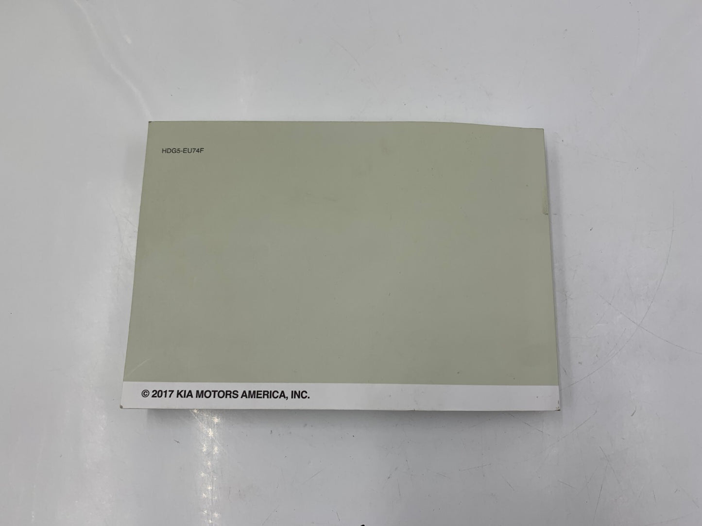 2017 Kia Optima Owners Manual OEM C01B43061