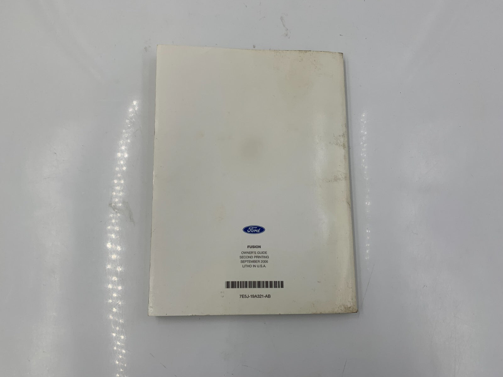 2007 Ford Fusion Owners Manual OEM A04B19057