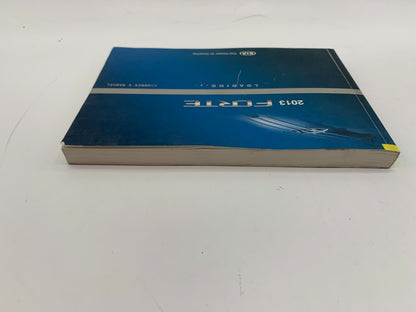2013 Kia Forte Owners Manual Hanbook OEM B04B34031
